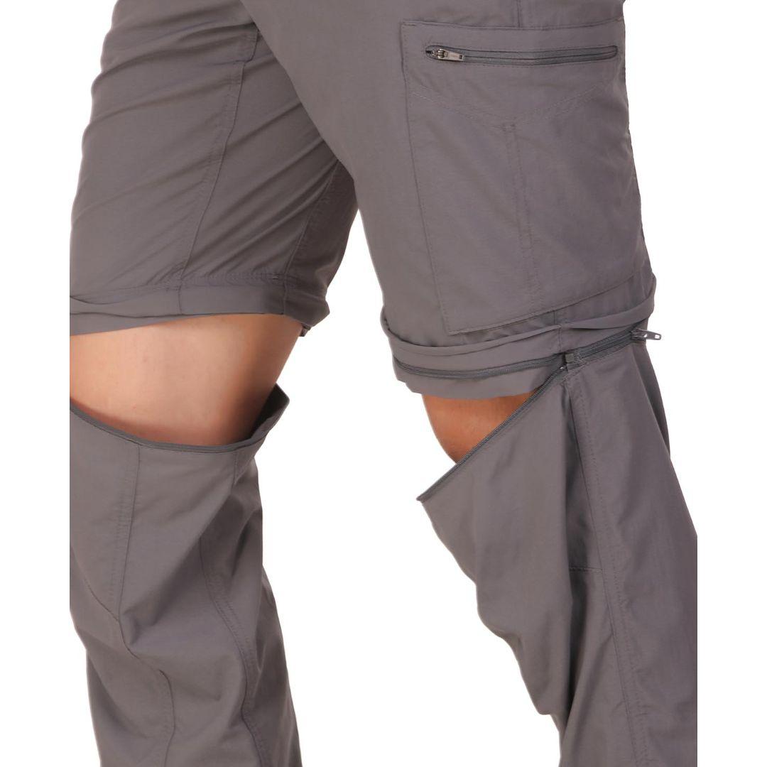 Columbia Men Grey Silver Ridge Convertible Pant