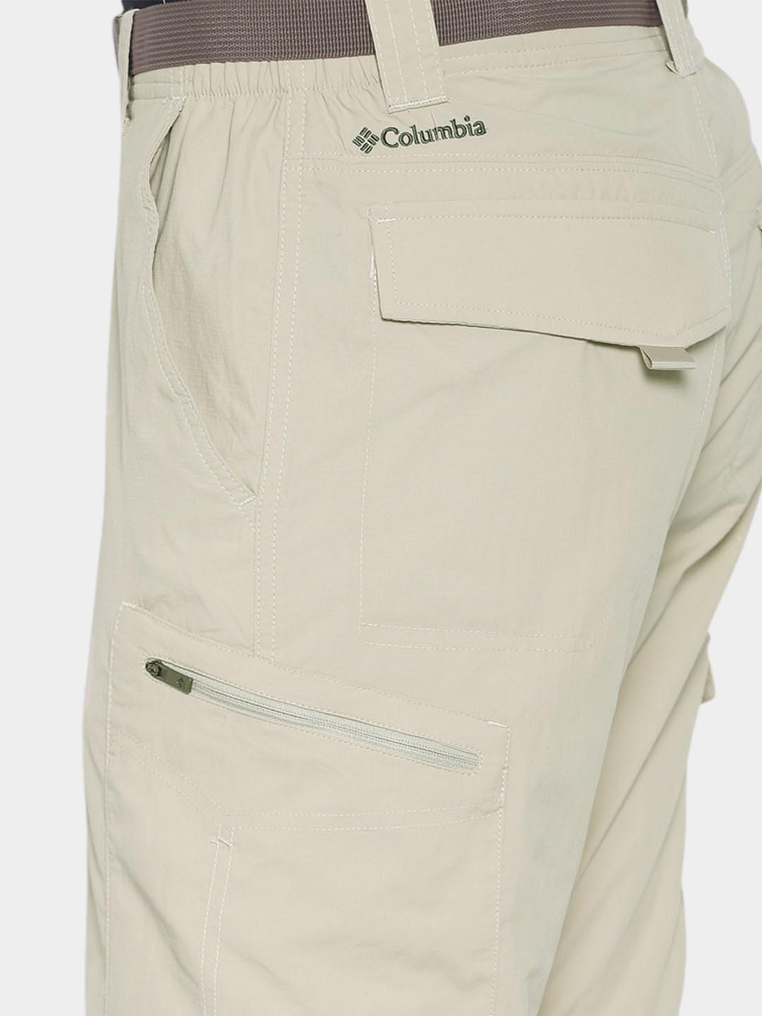 Columbia Men Beige Silver Ridge Convertible Pant (Sun Protection)