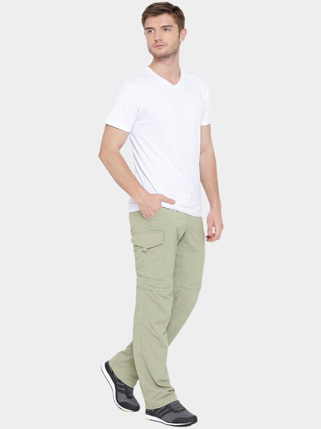 Columbia Men Beige Silver Ridge Convertible Pant