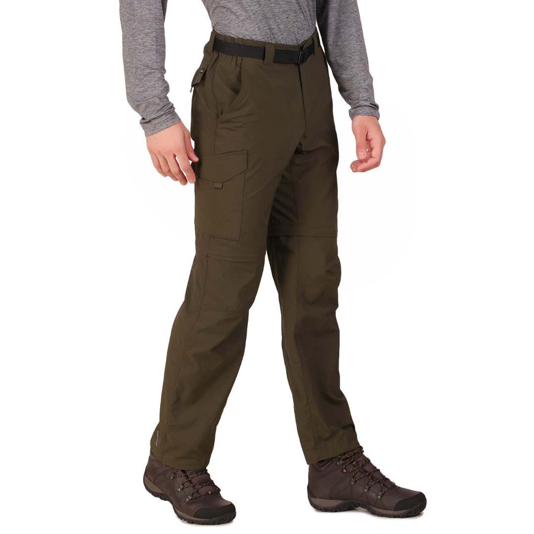 Columbia Men Olive Silver Ridge Convertible Pant