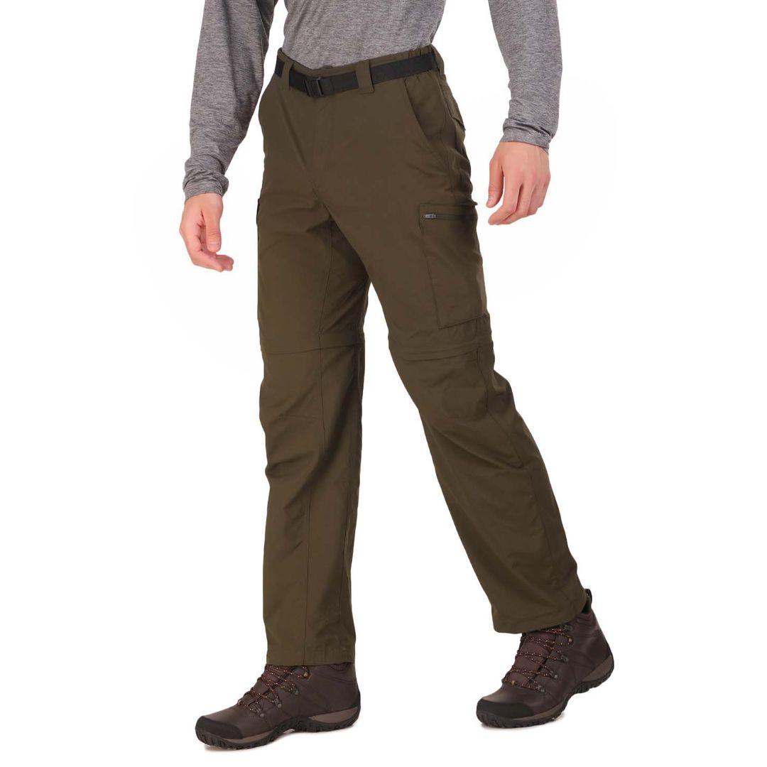 Columbia Men Olive Silver Ridge Convertible Pant