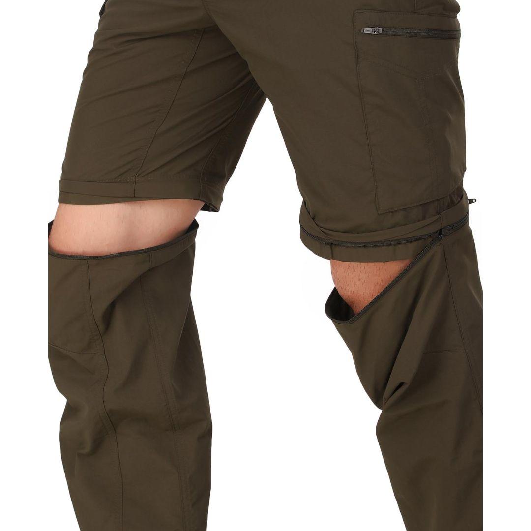 Columbia Men Olive Silver Ridge Convertible Pant