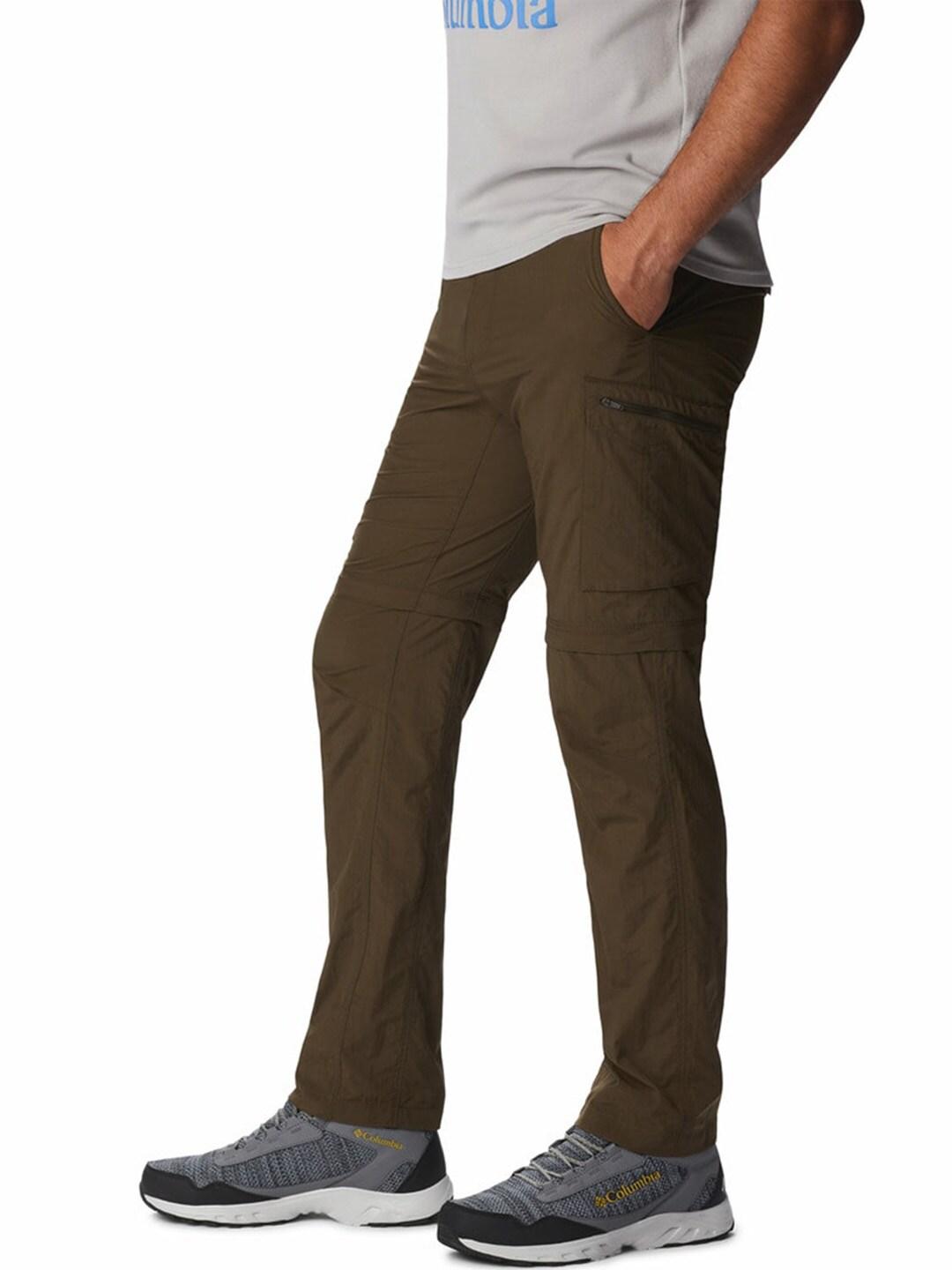 Columbia Men Green Silver Ridge Convertible Pant