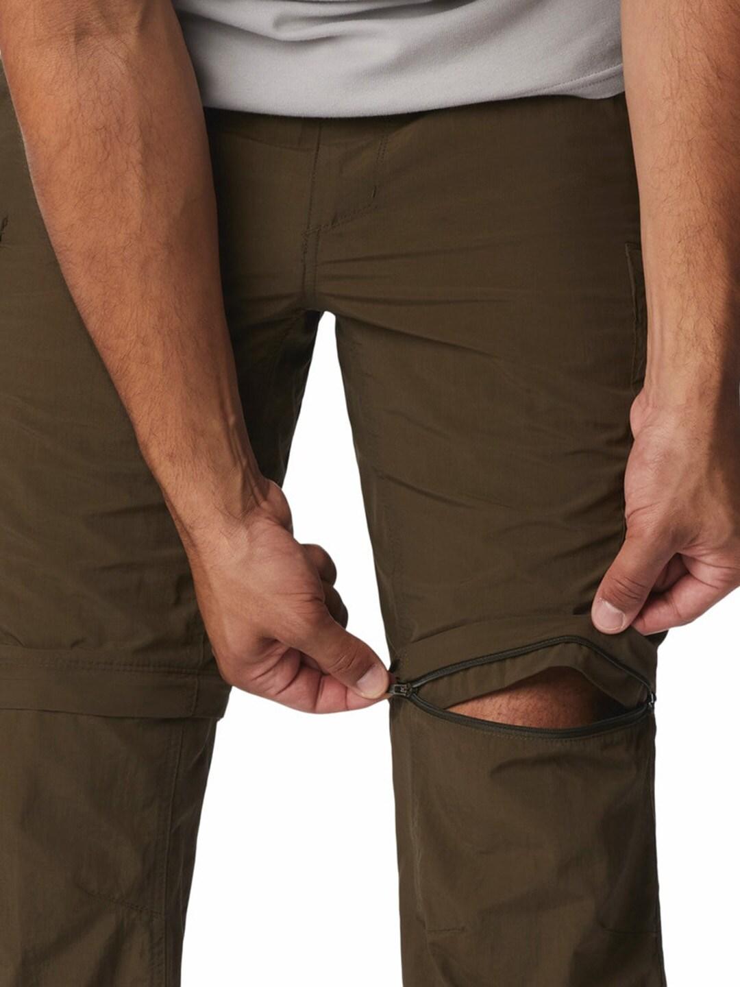 Columbia Men Green Silver Ridge Convertible Pant