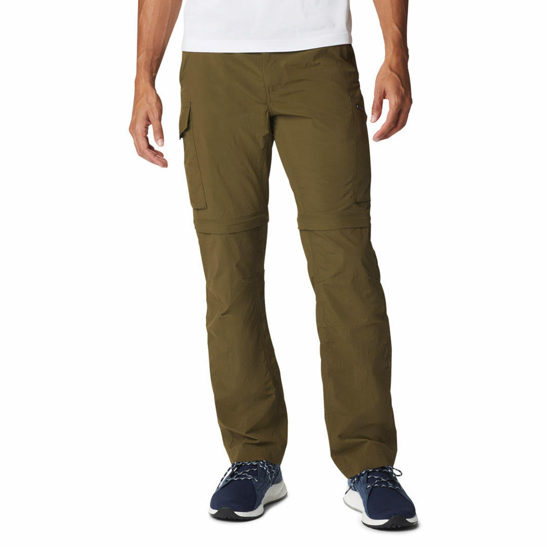 Columbia Men Green Silver Ridge Convertible Pant
