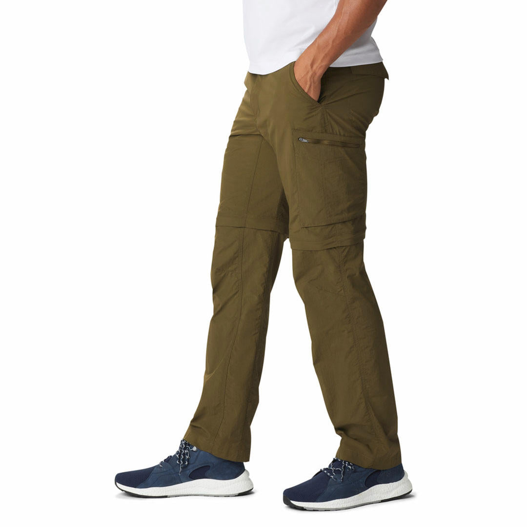 Columbia Men Green Silver Ridge Convertible Pant