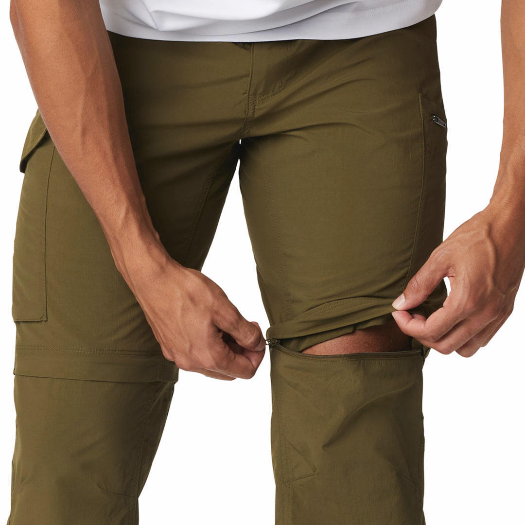 Columbia Men Green Silver Ridge Convertible Pant
