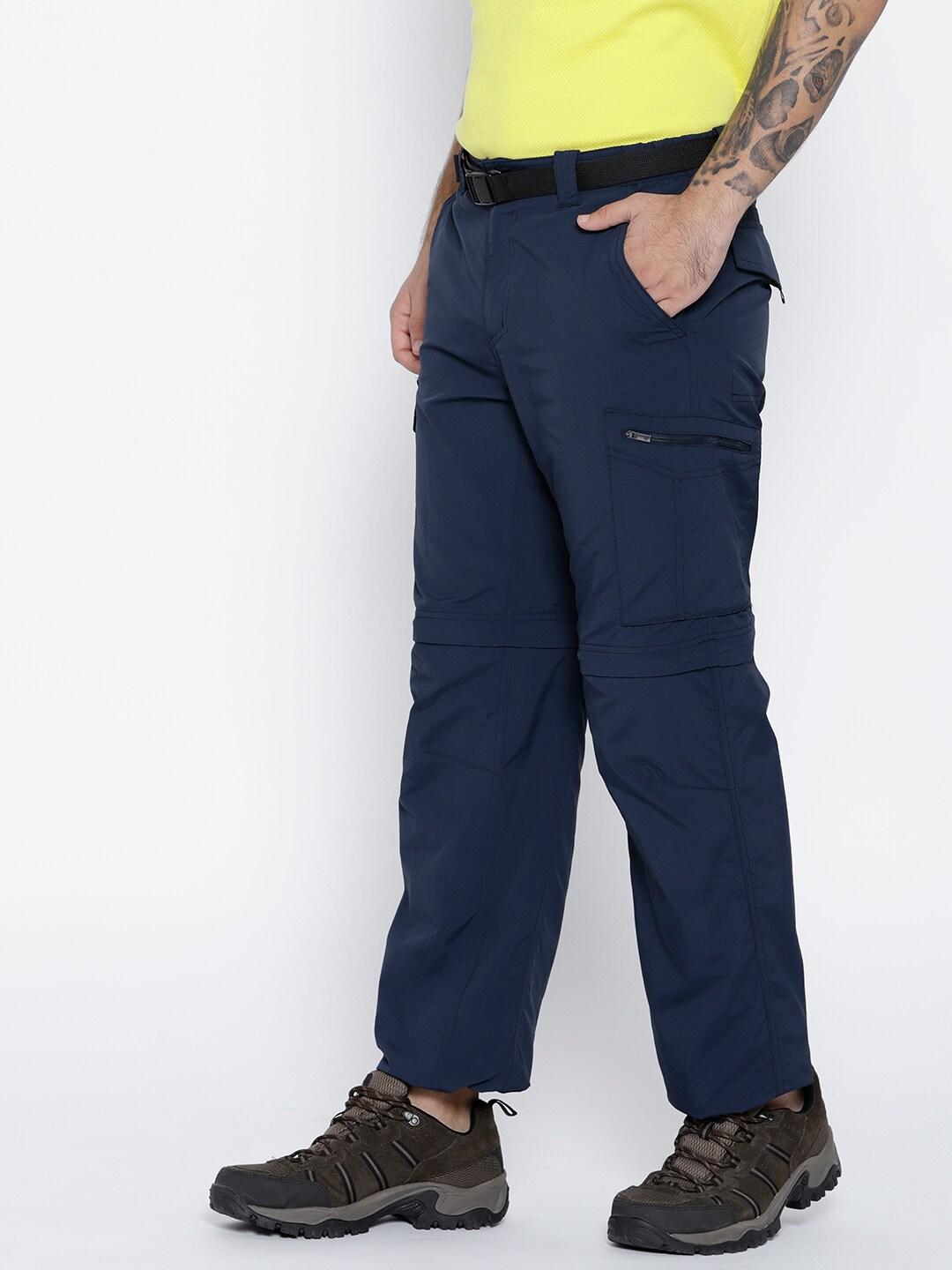Columbia Men Navy Blue Silver Ridge Convertible Pant