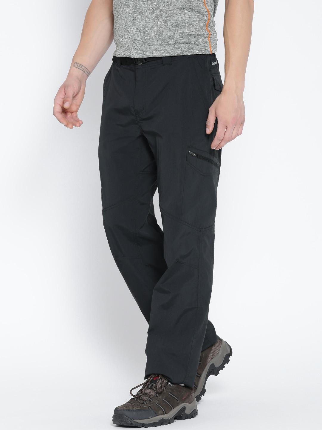 Columbia Men Black Silver Ridge Cargo Pant (Sun Protection)