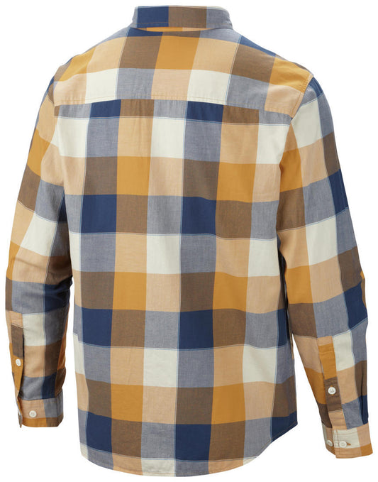 Columbia Men Yellow Out and Back II Long Sleeve Shirt