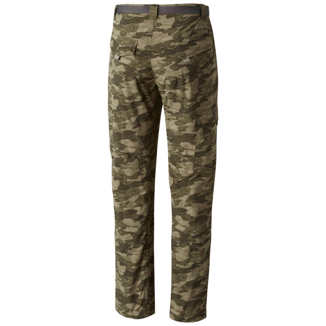 Columbia Men Green Silver Ridge Printed Cargo Pant (Sun Protection)