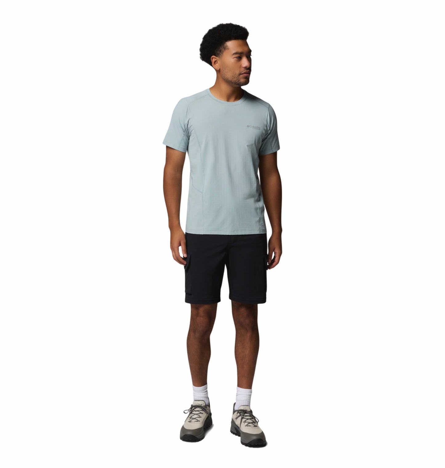 Columbia Men Black Omni-Shade Silver Ridge Elite Convertible Pant (Plus Size)