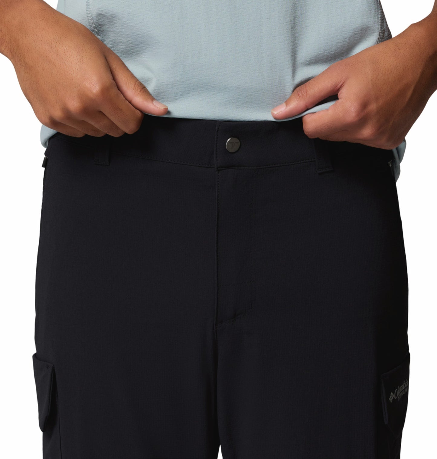 Columbia Men Black Omni-Shade Silver Ridge Elite Convertible Pant (Plus Size)