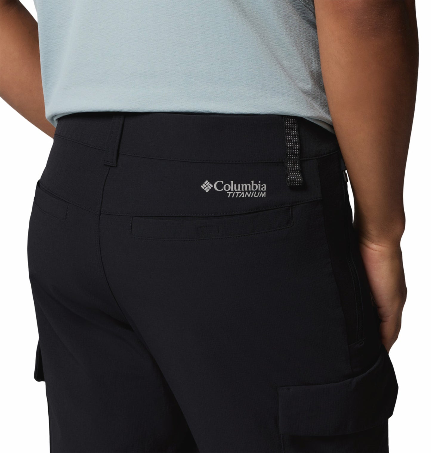Columbia Men Black Omni-Shade Silver Ridge Elite Convertible Pant (Plus Size)