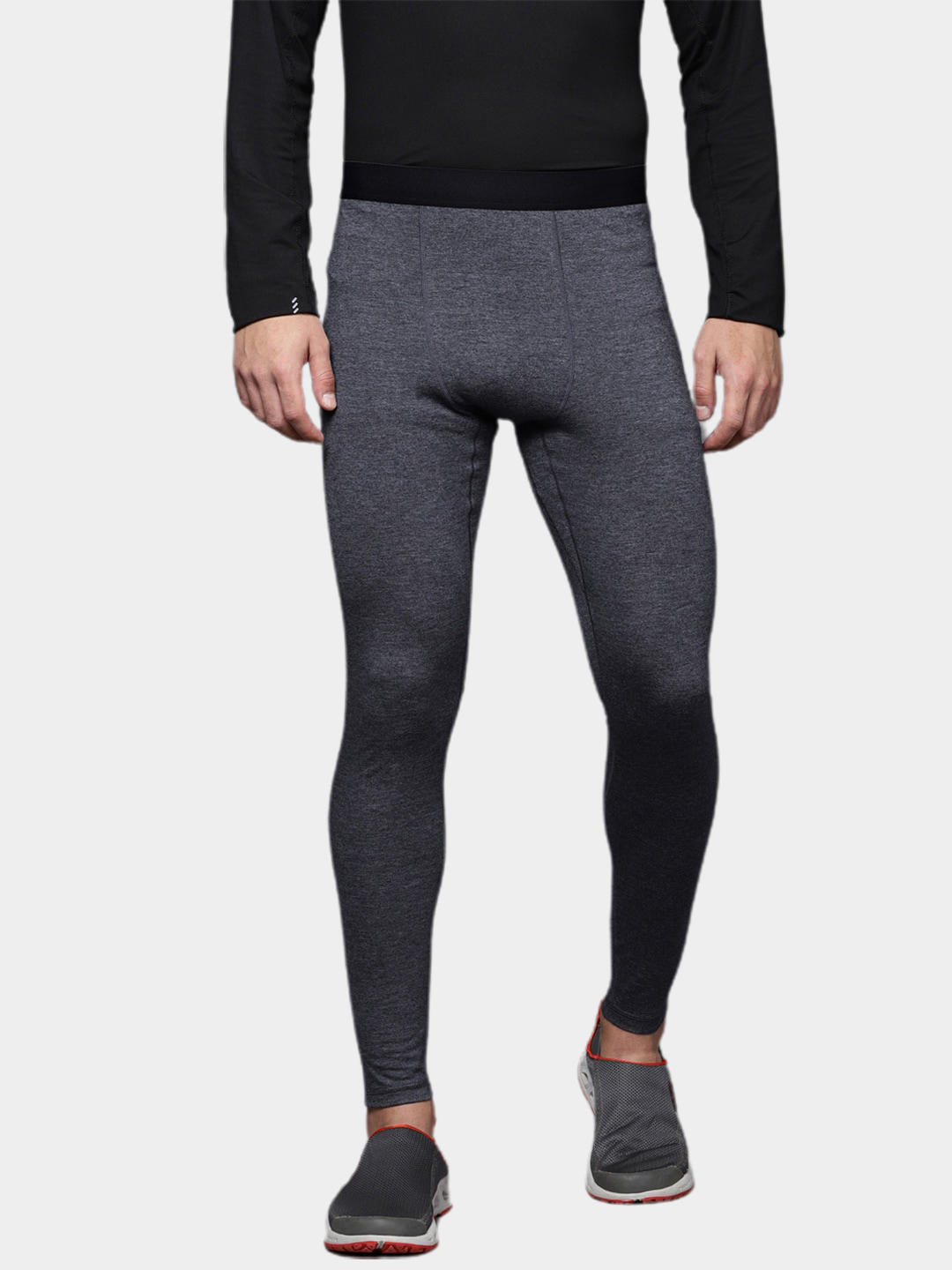 Columbia Men Grey Tunnel Springs Wool Tight Baselayer Bottom (Non Returnable)