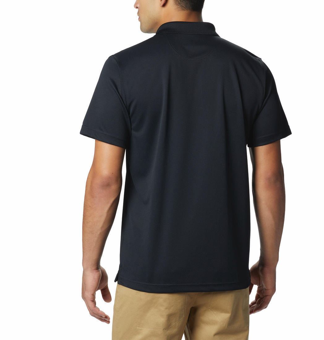 Columbia Men Black Utilizer Polo T-Shirt