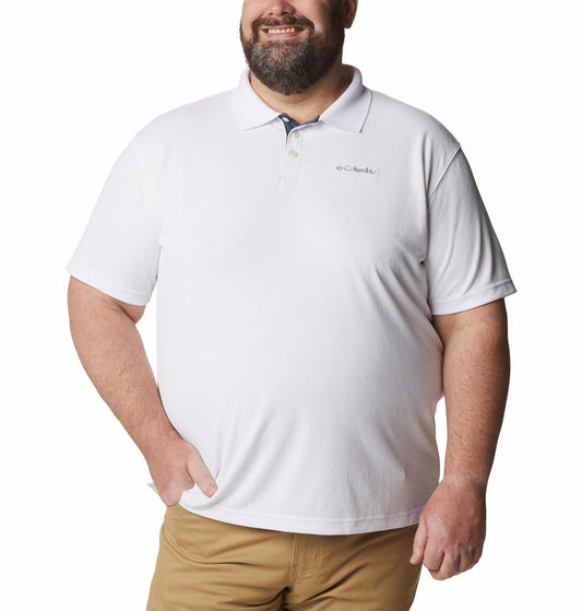 Columbia Men White Utilizer Polo T-Shirt