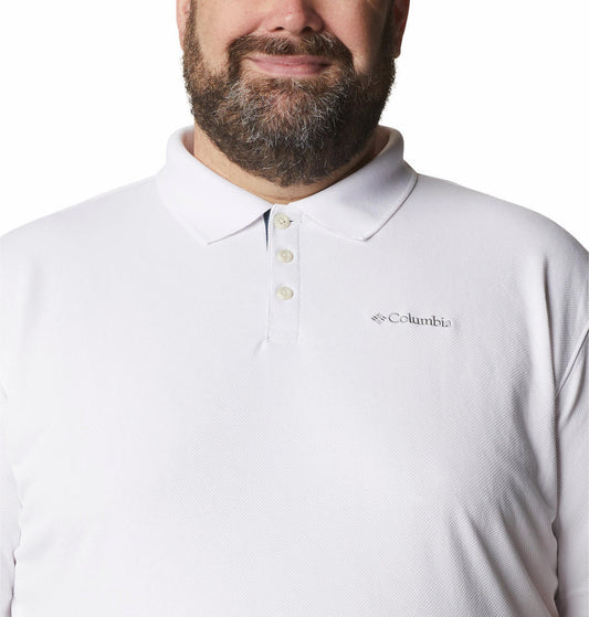 Columbia Men White Utilizer Polo T-Shirt