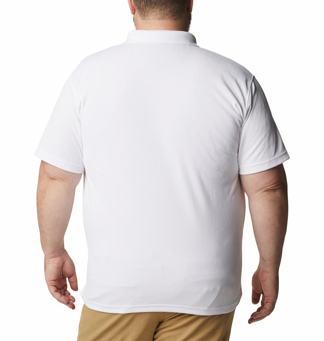 Columbia Men White Utilizer Polo T-Shirt