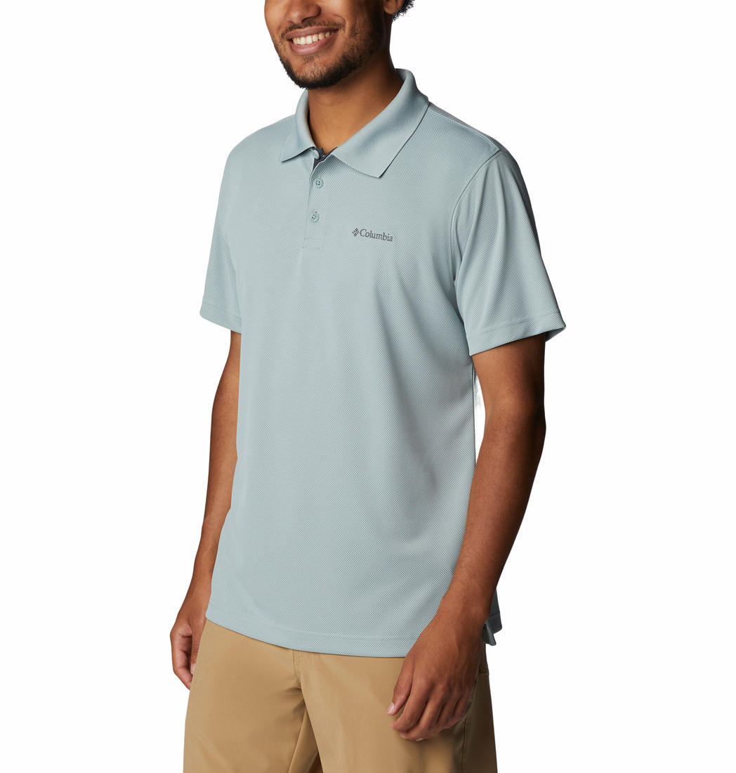Columbia Men Green Utilizer Polo T-Shirt