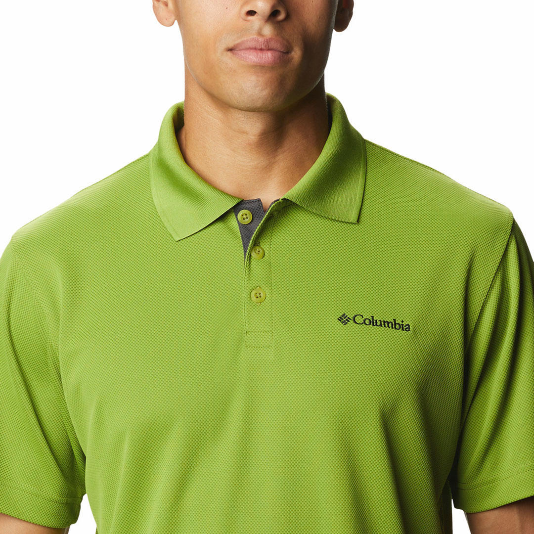 Columbia Men Green Utilizer Polo T-Shirt