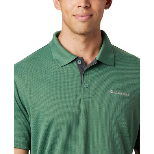 Columbia Men Green Utilizer Polo T-Shirt