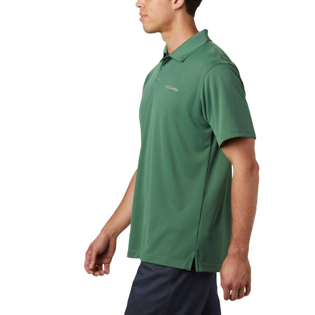 Columbia Men Green Utilizer Polo T-Shirt