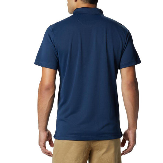 Columbia Men Blue Utilizer Polo (Sun Protection)