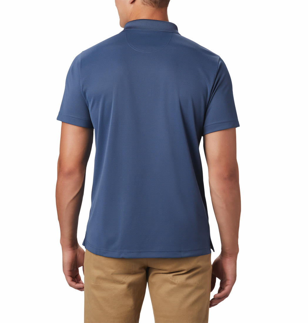 Columbia Men Navy Blue Utilizer Polo T-Shirt