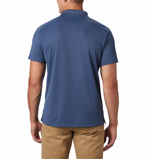 Columbia Men Navy Blue Utilizer Polo