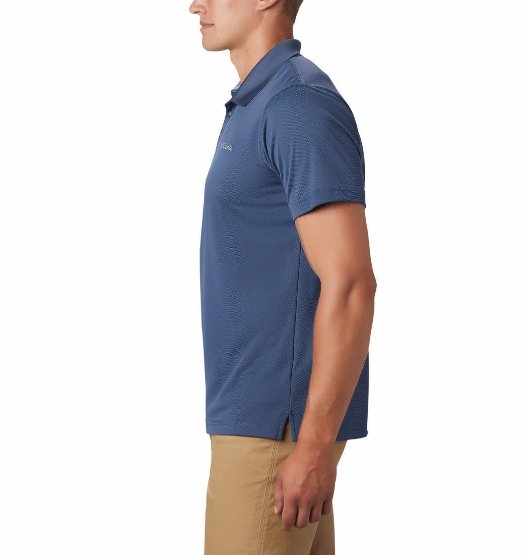 Columbia Men Navy Blue Utilizer Polo T-Shirt