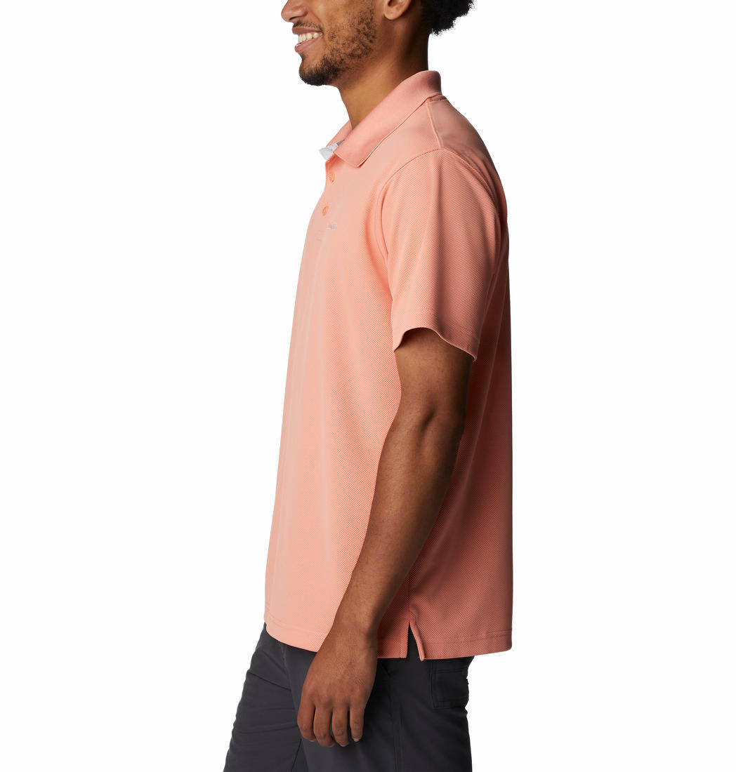 Columbia Men Peach Utilizer Polo T-Shirt