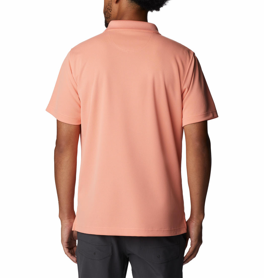 Columbia Men Peach Utilizer Polo T-Shirt