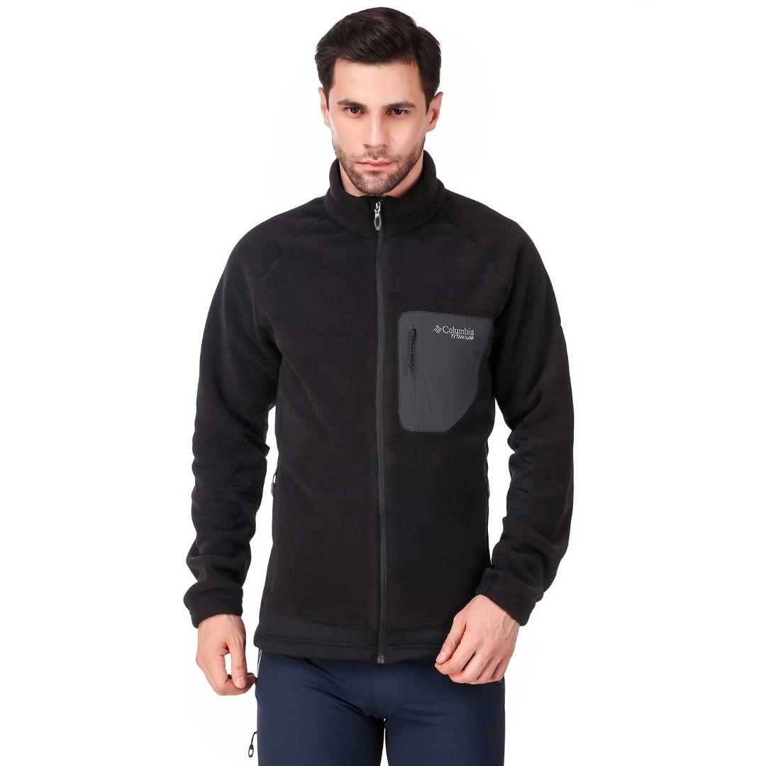 Columbia Men Black Titan Pass 2.0 II Fleece