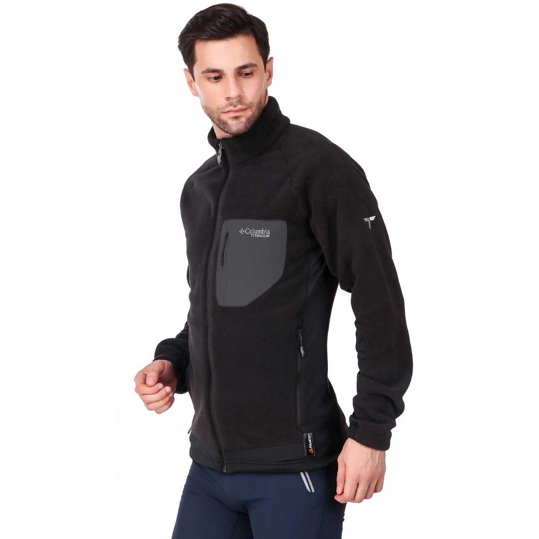 Columbia Men Black Titan Pass 2.0 II Fleece
