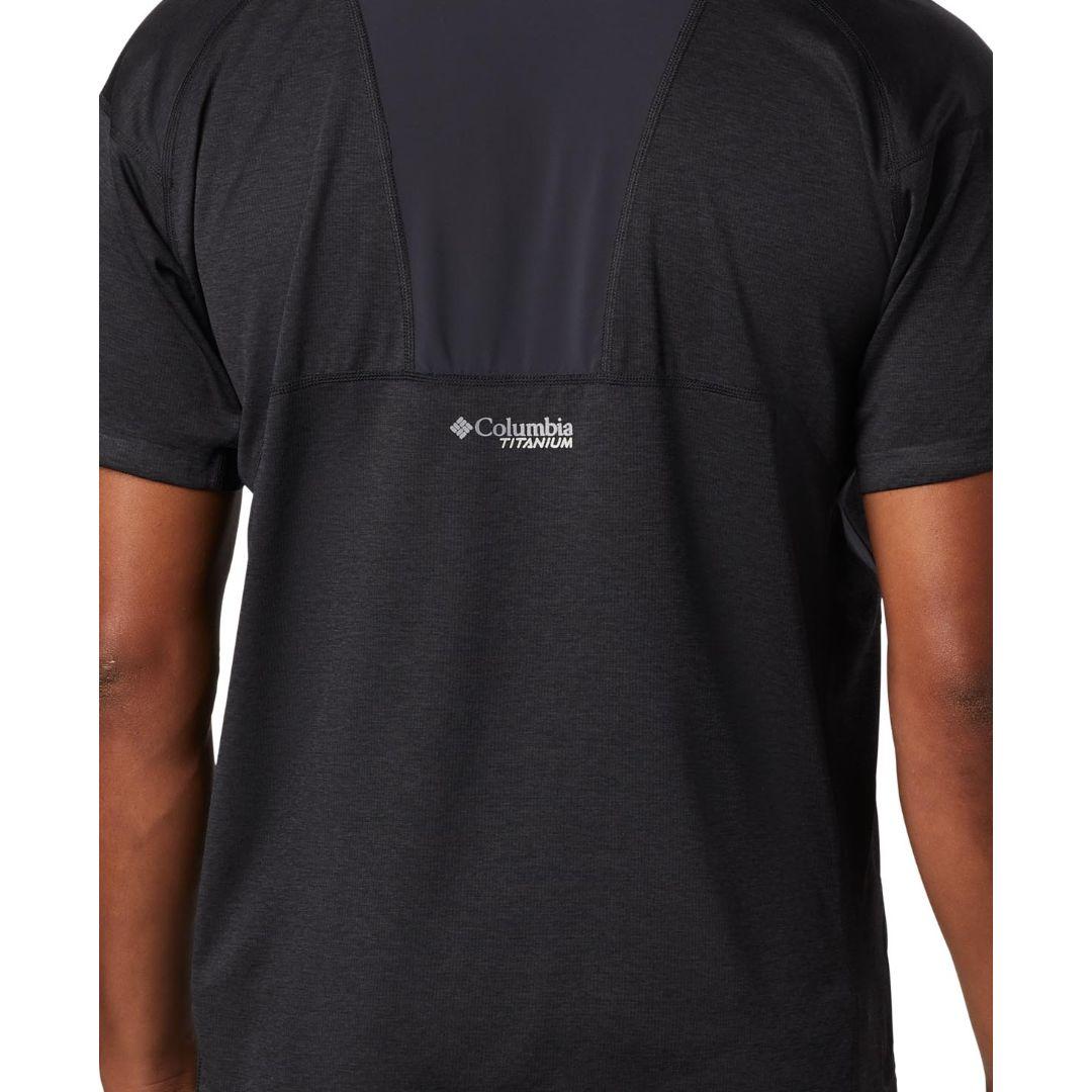 Columbia Men Black M Irico Knit SS Crew