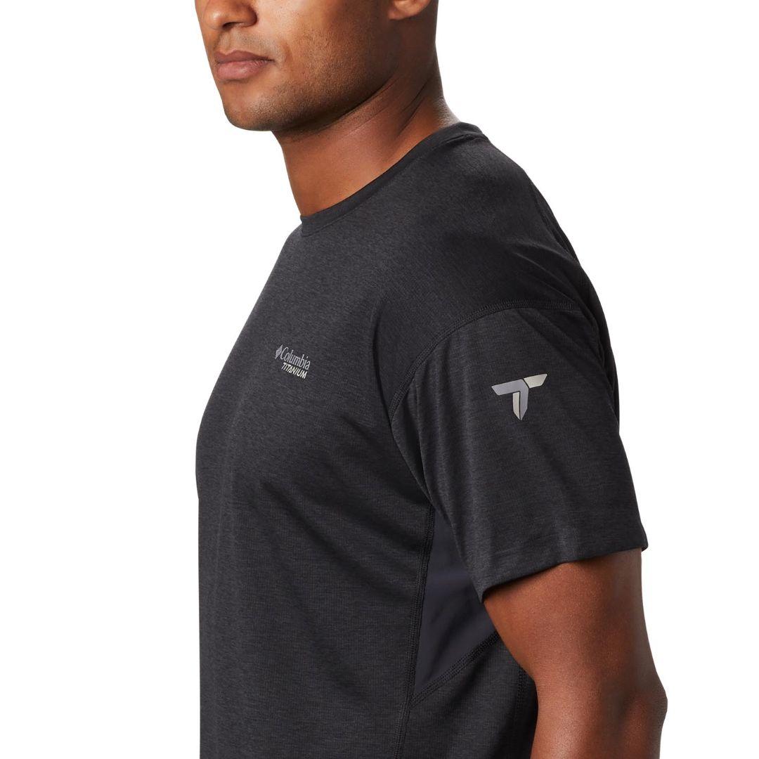 Columbia Men Black M Irico Knit SS Crew