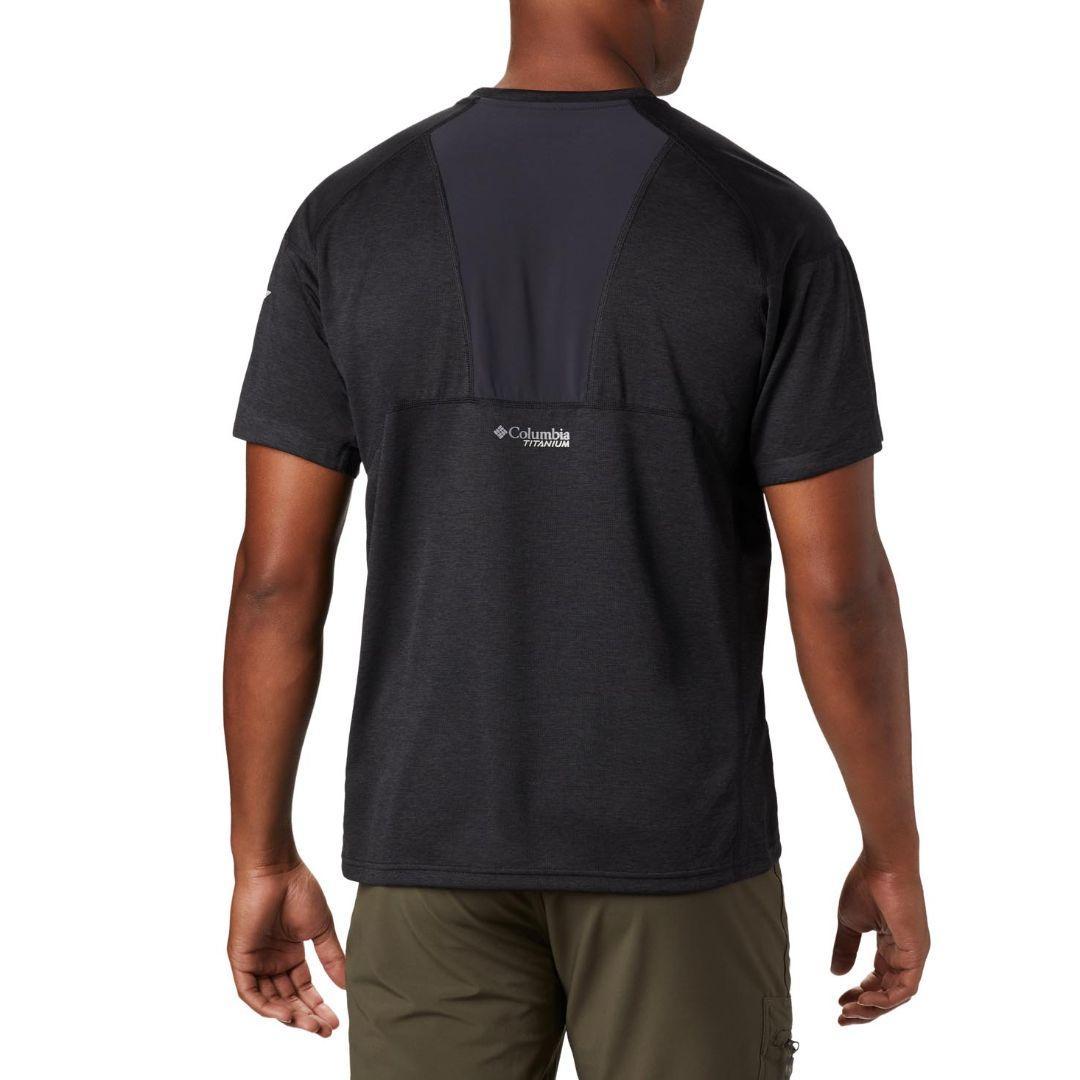 Columbia Men Black M Irico Knit SS Crew