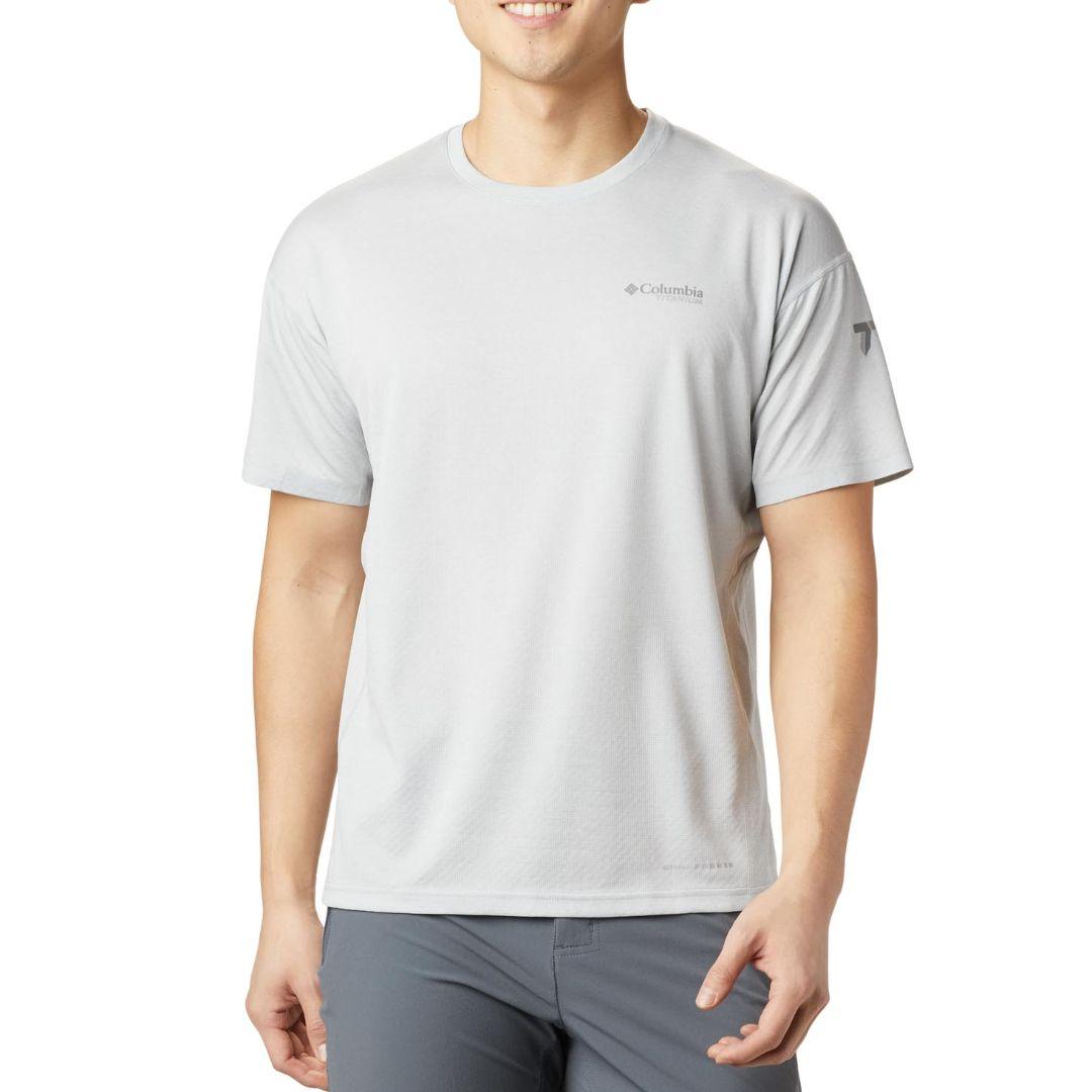 Columbia Men Black M Irico Knit SS Crew