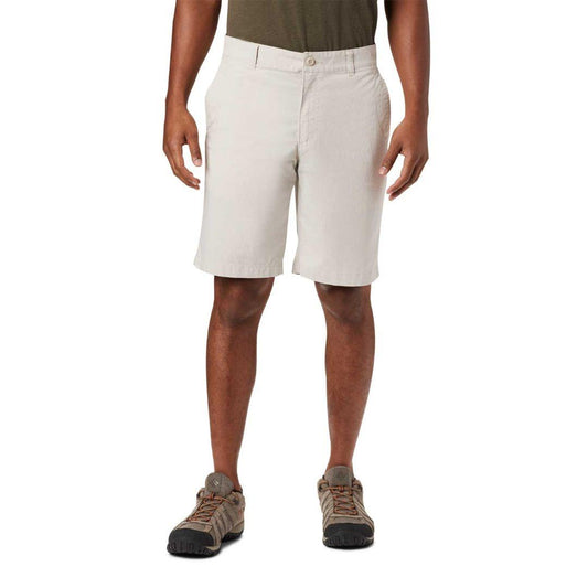Columbia Men White Omni-Wick Outdoor Elements Chambray Shorts