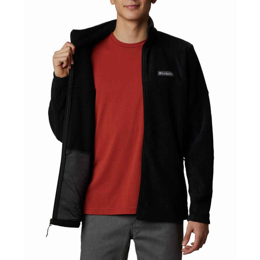 Columbia Men Black Basin Trail III Full Zip Fleece Jacket