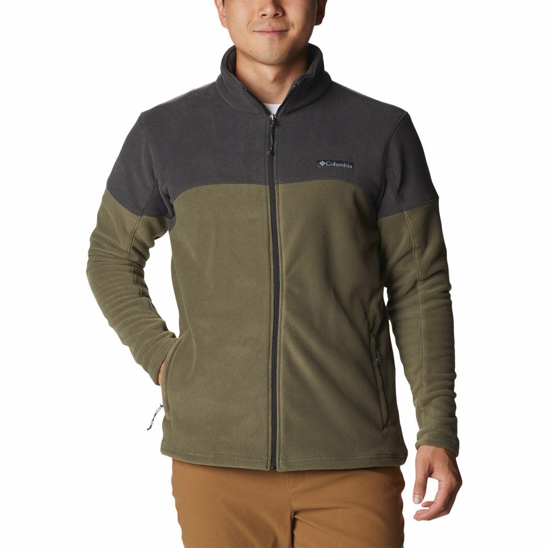 Columbia Men Green Basin Trail III Full Zip Fleece Jacket
