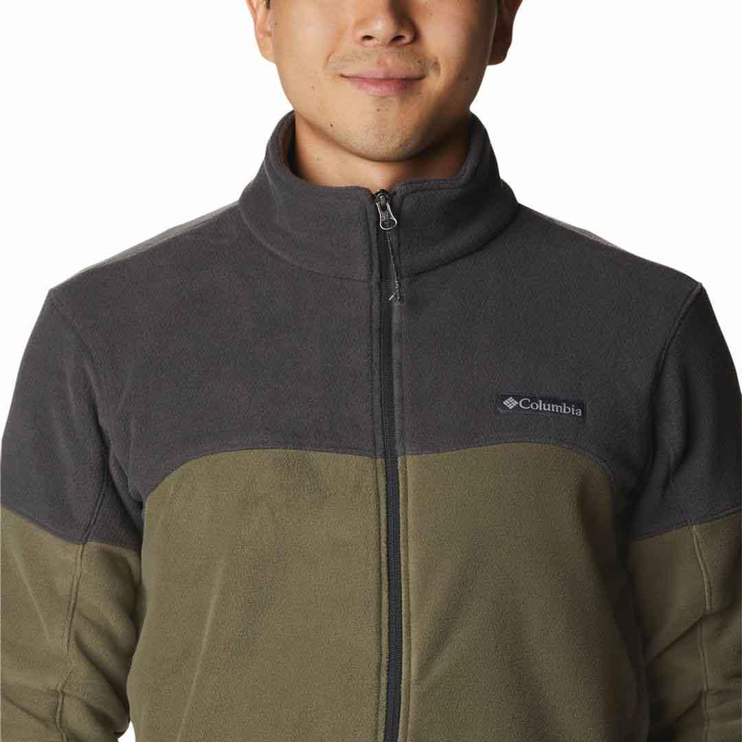 Columbia Men Green Basin Trail III Full Zip Fleece Jacket