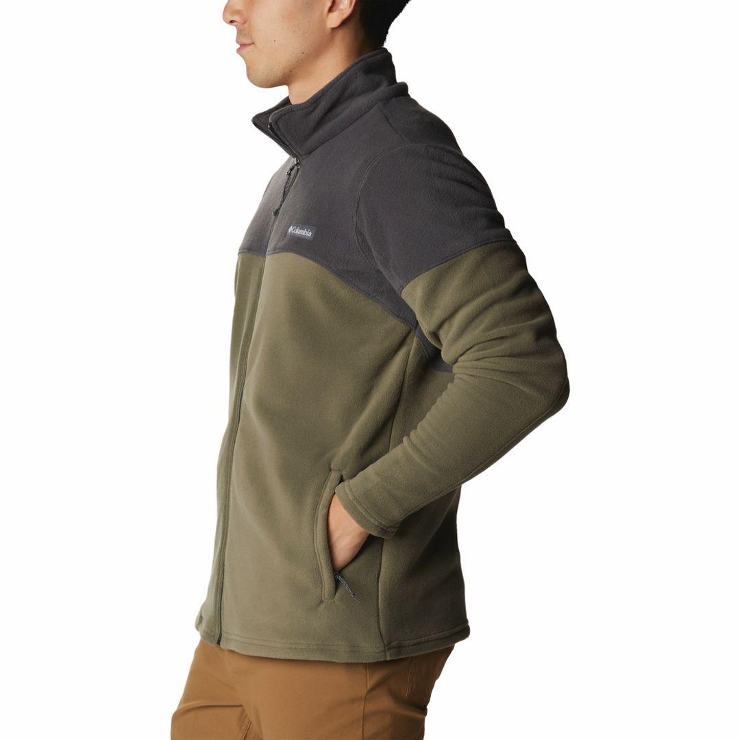 Columbia Men Green Basin Trail III Full Zip Fleece Jacket