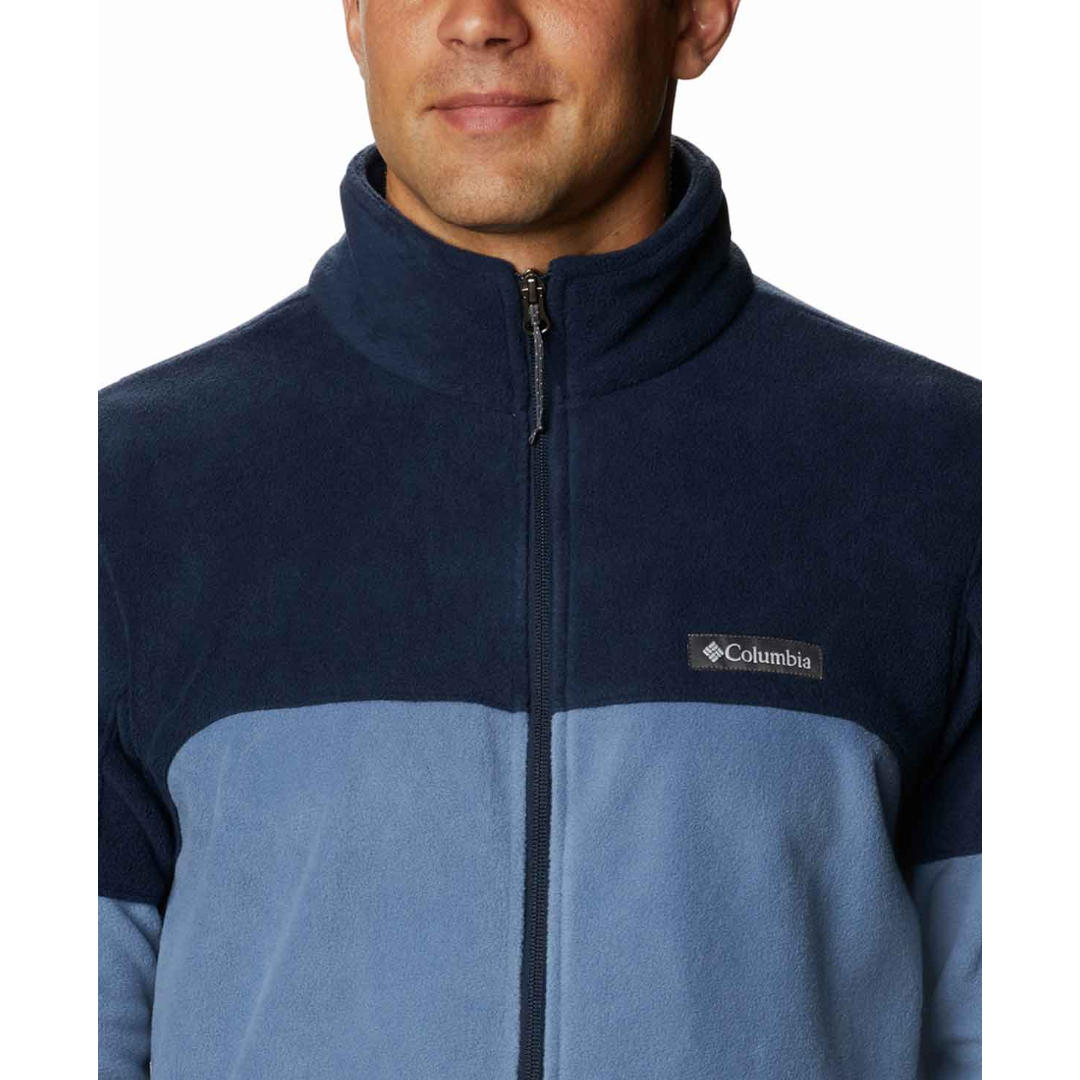 Columbia Men Blue Basin Trail III Full Zip Fleece Jacket