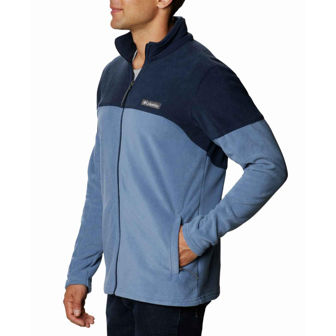 Columbia Men Blue Basin Trail III Full Zip Fleece Jacket