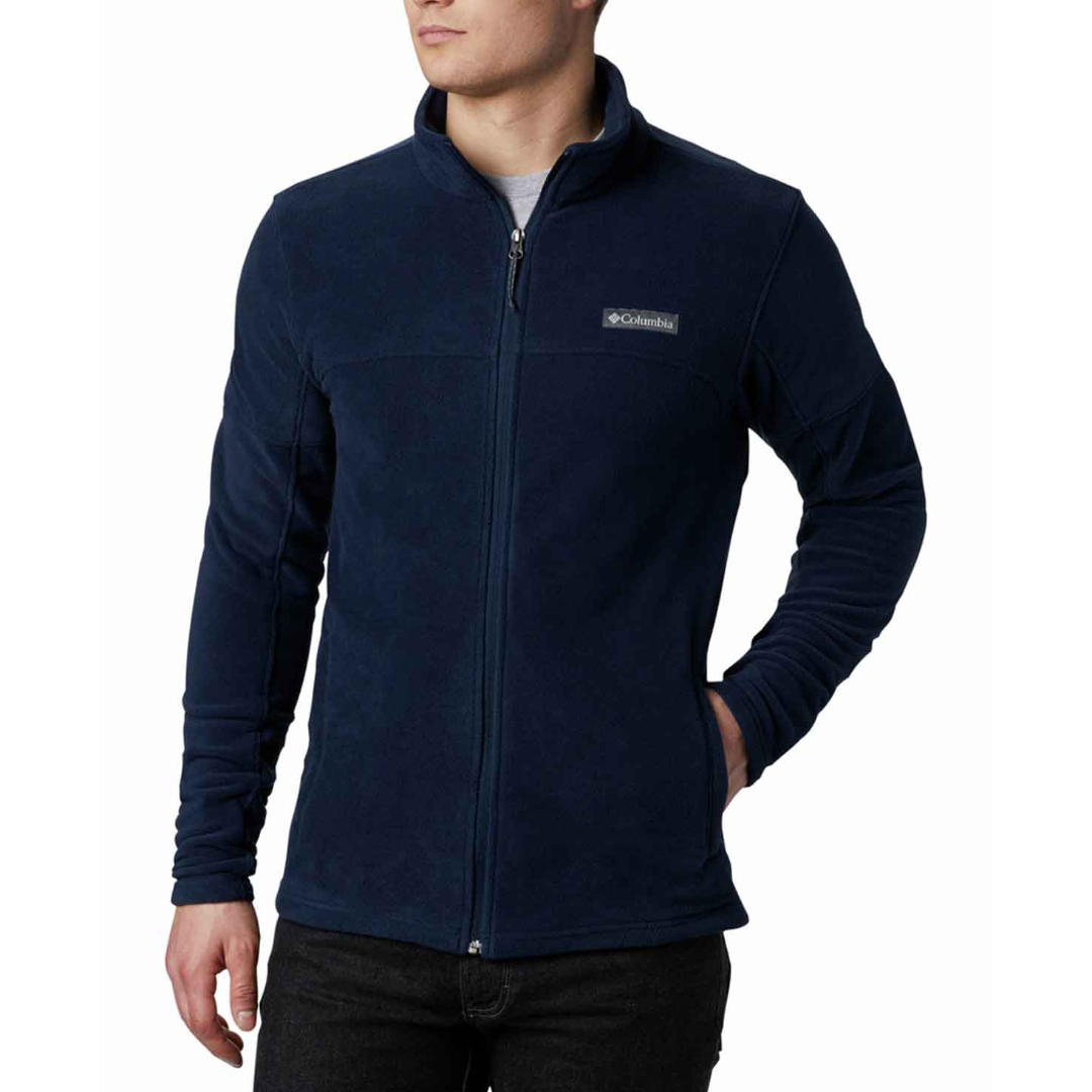 Columbia Men Blue Basin Trail III Full Zip Fleece Jacket