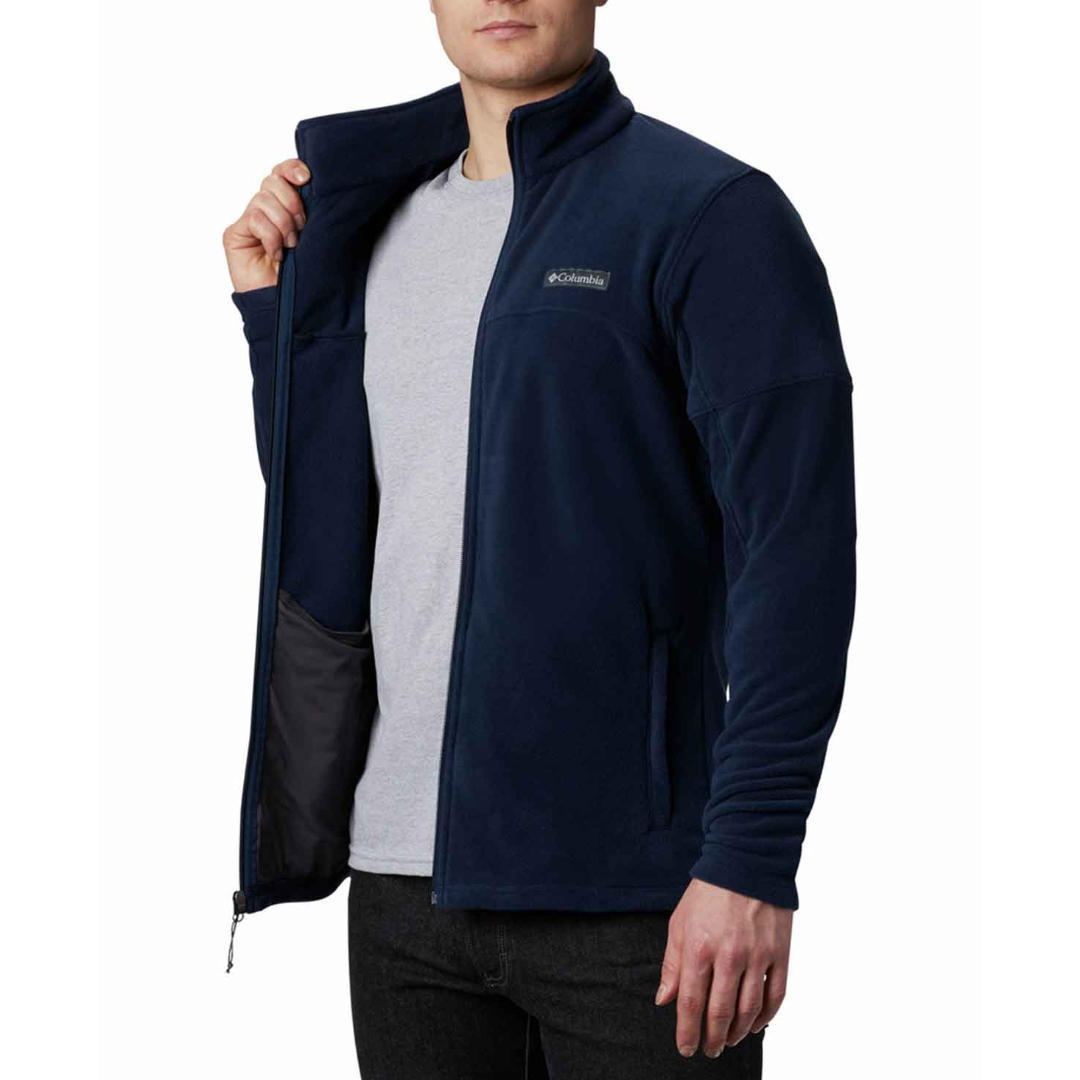 Columbia Men Blue Basin Trail III Full Zip Fleece Jacket