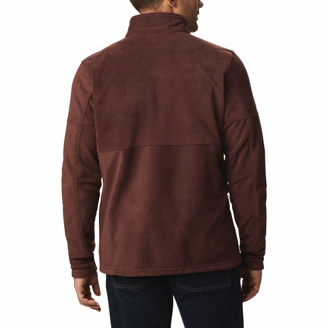 Columbia Men Maroon Basin Trail III Full Zip Fleece Jacket
