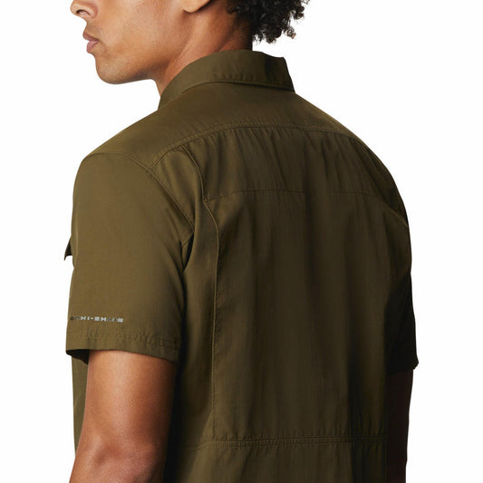 Columbia Men Olive Silver Ridge 2.0 Short Sleeve Shirt